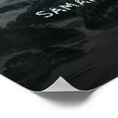 素朴なモダン 彼女はイエスと言った 婚約パーティー看板 ポスター (角)