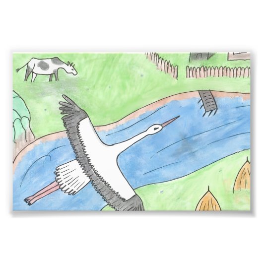 "素朴なモチーフ" フォトプリント            (正面)