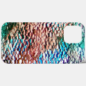 素朴なモルタルとスプラッシュで塗られた石のベース Case-Mate iPhoneケース (裏面 (横))