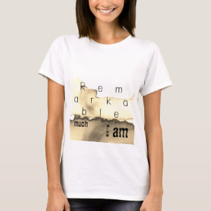 素朴なユニークプリントTシャツ巧妙な肯定 Tシャツ