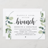 素朴なユーカリ, ウェディングエロープメントのお祝い 招待状 (正面/裏面)
