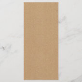 素朴なユーカリ メニュー (裏面)