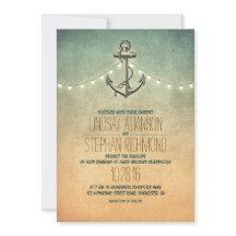 素朴なライト航海のないかりの結婚式