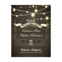 素朴なラップストリングライトは日付を保存