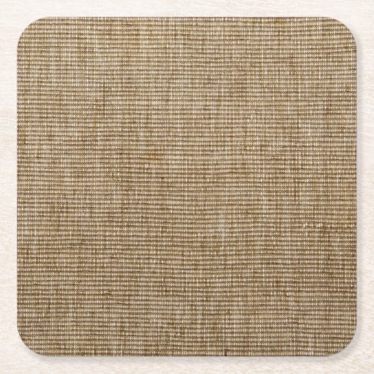 素朴なラップ自然 スクエアペーパーコースター (正面)