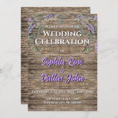 素朴なラベエレガントンダーボホ結婚式招待状 招待状 (正面/裏面)