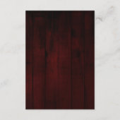 素朴なランタンが桜の木のウェディングディテールを照らす エンクロージャーカード (裏面)