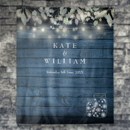 素朴なランタンとマスンジャー写真用背景 タペストリー