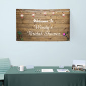 素朴なランタンはブライダルシャワーポスターをつけます 横断幕 (トレードショー)