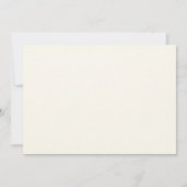 素朴なランタン付き門柱 新築祝い招待状 招待状 (裏面)