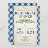 素朴なリハーサルの夕食 招待状 (正面/裏面)