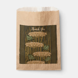 素朴なリラパッドのアートデコ　サンキュー フェイバーバッグ