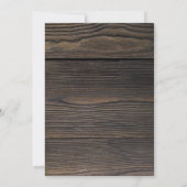 素朴なリースの冬休みの引っ越し祝いパーティーのパーティー 招待状 (裏面)