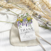 素朴なレモン&ラベンダー ブライダルシャワーのお favors ギフト ギフトタグ