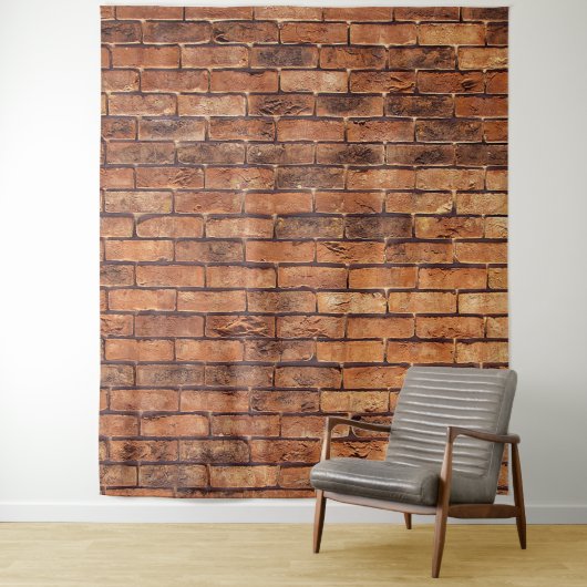 素朴なレンガの写真用背景タペストリー タペストリー (インサイチュ)