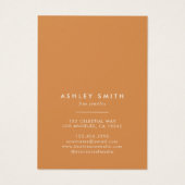 素朴なワイルドフラワー キーチェーン ディスプレイカード (裏面)