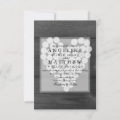 素朴なワインのコルクハート ヴィンテージワインの結婚式の招待状 招待状 (正面)