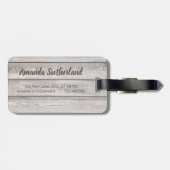 素朴なワードマップアドベンチャーアワイ名前をカスタムする ラゲッジタグ (裏面横)