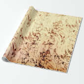 素朴なヴィンテージの大理石の質 ラッピングペーパー (アンロールド)