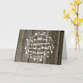 素朴なヴィンテージの婚約カード カード (黄色い花)