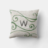 素朴なヴィンテージの赤いトラックのヒマワリのモノグラム クッション (裏面)