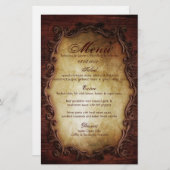 素朴なヴィンテージタイポグラフィ西部の田舎の結婚式 (正面/裏面)