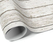 素朴なヴィンテージホワイトバーンウッドバーン結婚式の引き出物 ラッピングペーパー (ロールコーナー)