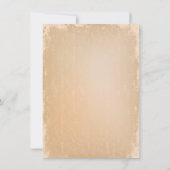 素朴なヴィンテージ愛鳥のリハーサルの夕食の招待 招待状 (裏面)