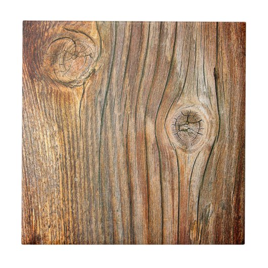 素朴なヴィンテージ木 タイル (正面)