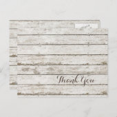 素朴なヴィンテージ納屋の結婚木の納屋感謝してい君 ポストカード (正面/裏面)