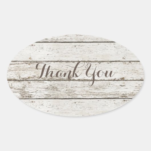 素朴なヴィンテージ納屋の結婚木の納屋感謝してい君 楕円形シール (正面)