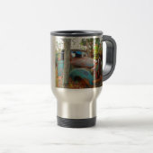 素朴な三十代のがらくた部品置き場はトラックを取ります トラベルマグ (正面右)