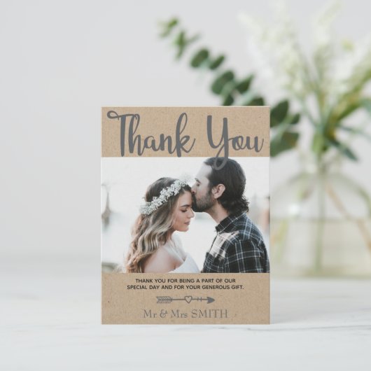 素朴な上品2の写真 サンキューカード (スタンド正面)