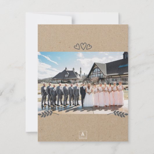 素朴な上品2の写真 サンキューカード (裏面)