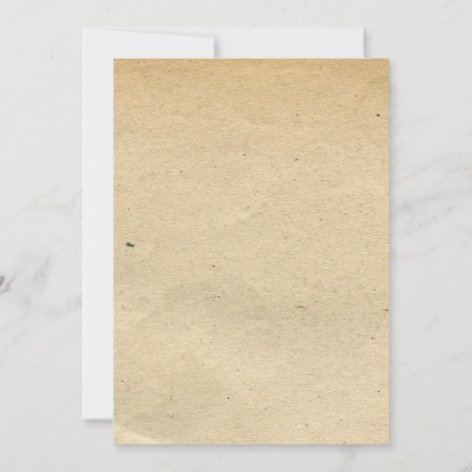 素朴な優雅さを添えたフラワーウェディングのご案内 招待状 (裏面)