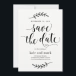 素朴な優雅さ 編集可能なカラー Save The Date カード<br><div class="desc">このモダンな招待状でスタイリッシュなお祝いを計画しましょう。ゲストがきっと気に入るはずです。  デザイン by © berryberrysweet . 印刷可能なデジタルファイルが利用可能です！ 詳細はウェブサイト www.berryberrysweet.com をご覧ください！</div>