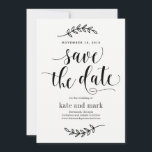 素朴な優雅さ 編集可能なカラー Save The Date カード<br><div class="desc">このモダンな招待状でスタイリッシュなお祝いを計画すれば、ゲストはきっと喜ぶでしょう。 
デザイン by © berryberrysweet . 印刷可能なデジタルファイルが利用可能です！ 詳しくはウェブサイト www.berryberrysweet.com をご覧ください！</div>