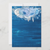 素朴な光の花飾り キンセアニエラ招待状 招待状 (裏面)