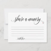 素朴な共有記憶悔やみや弔慰、記念のメッセージカード 招待状 (正面)