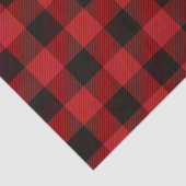 素朴な冬のランバージャックレッドバッファロープリドパーティー 薄葉紙 (詳細)