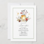 素朴な冬の幻想郷の松とスギの結婚前お披露目会 招待状 (正面)