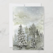 素朴な冬の幻想郷の松とスギの結婚前お披露目会 招待状 (裏面)