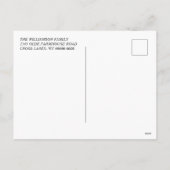 素朴な冬の緑と実のリース クリスマス ウッド (裏面)