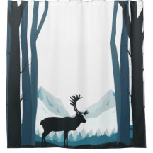 素朴な冬の自然のイラストレーション