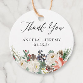 素朴な冬の花 ホーリー ベリー お礼 フェイバータグ