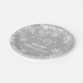 素朴な冬のONEderlandの紙皿7"プレート ペーパープレート (アングル)