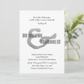 素朴な凸版印刷 招待状 (スタンド正面)