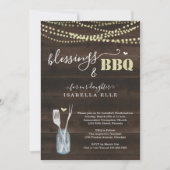 素朴な初めての聖体拝領 / 堅信礼 BBQ パーティー 招待状 (正面)