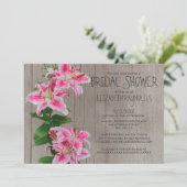 素朴な占星家ユリのブライダルシャワー招待状 招待状 (スタンド正面)