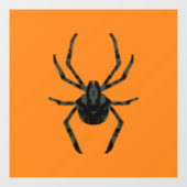 素朴な古いクモ ウィンドウサイン (シート)